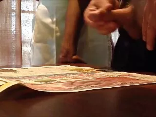 მოზარდი თეთრი ბამბის ტრუსებით